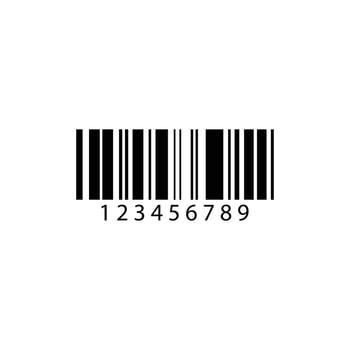 Realistic barcode. Barcode icon vector