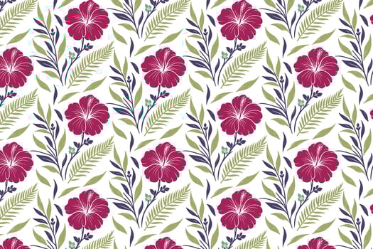 wrapping paper cotton flower print, line art floral textile motif, fashion pillow sketch design artwork, outline pattern texture inspiration, modern fabric trend vector