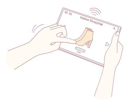 Engaging and Interactive Shopping Experience Featuring an Innovative Virtual Shoe TryOn Tool vector