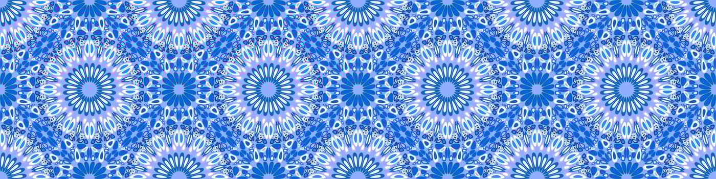 Bohemian geometrical garden mandala ornament pattern background vector