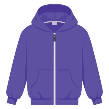 Casual jacket fashion clothing isolated illustration on white background vector
