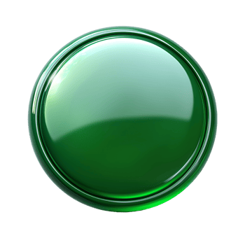 Download green button element for ui design and web development use isolated on transparent background png