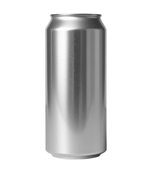 Isolated Silver Beverage Can Design, Blank Packaging Template. png