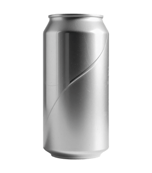 Blank Aluminum Soda Can Mockup, Realistic 3D Beverage Can on Transparent Background. png