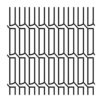 Seamless Number One Pattern in Bold Line Style vector