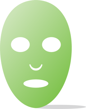 Face mask sheet green tea png