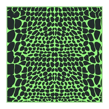 Vivid Green crocodile Skin Seamless Pattern for Animal Print Design vector
