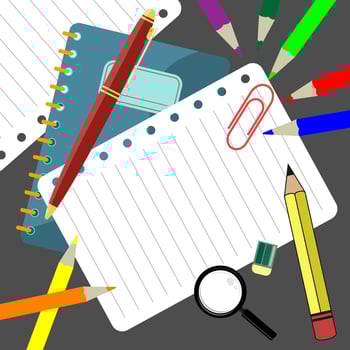 back to school background. back to school season. illustration. poster, banner, flyer. sale banner. stationery background. school season start. school beginning concept. schools accessories. vector