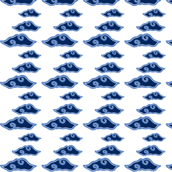 A pattern with blue clouds on black background png