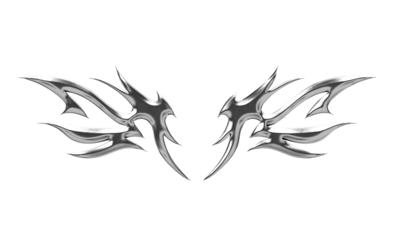 chrome neo tribal design png