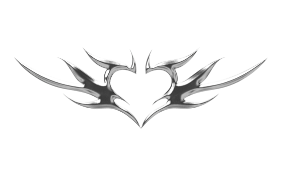 metal chrome neo tribal png