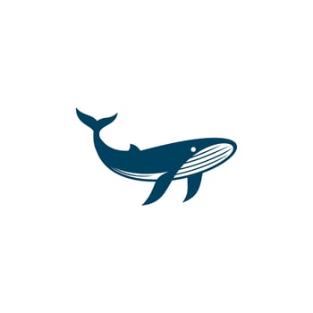 Creative whale logo suitable for your design need, logo, illustration, animation, etc. vector