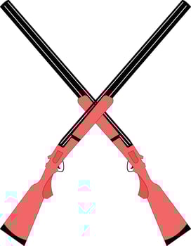 rifels short gun vector