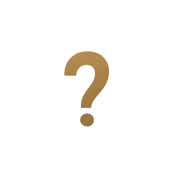 textured brown question mark is centered transparent background, symbolizing inquiry or uncertainty. simple design is versatile for various uses, including educational or informational contexts png