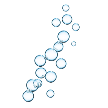 Bubbles floating against transparent background, creating light and airy atmosphere. bubbles vary in size, appearing delicate and translucent, with subtle blue tint png