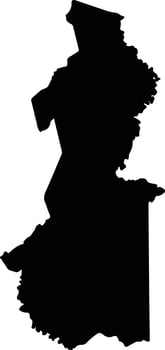 Arizona Honduras silhouette map vector
