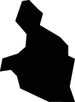 Astore Pakistan silhouette map vector