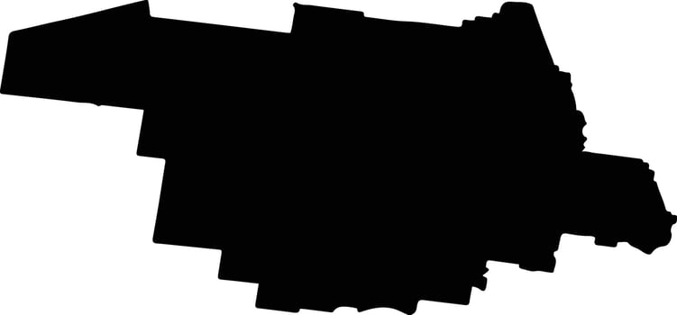 Bland Australia silhouette map vector