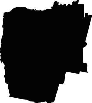 Calamuchita Argentina silhouette map vector