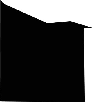 Cheboygan United States silhouette map vector