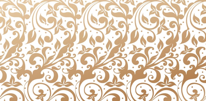 damask wallpaper floral patterned golden colors isolated white backgrounds for your design wallpapers in the styles of baroque seamless, pages fills, Fashionable modern textile material linen vector