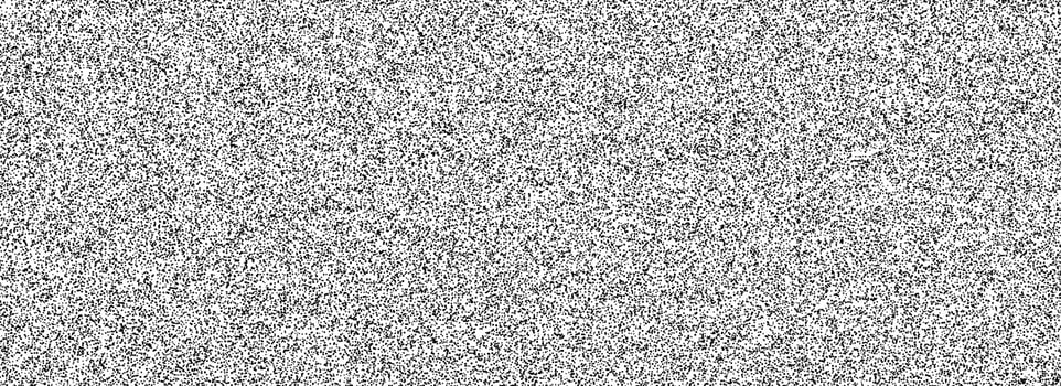 Black random noise texture. Rough grain noise overlay background. Abstract grunge snow dots wallpaper. Distress gritty dust backdrop with particles, speckle, drops, specks, flecks. vector