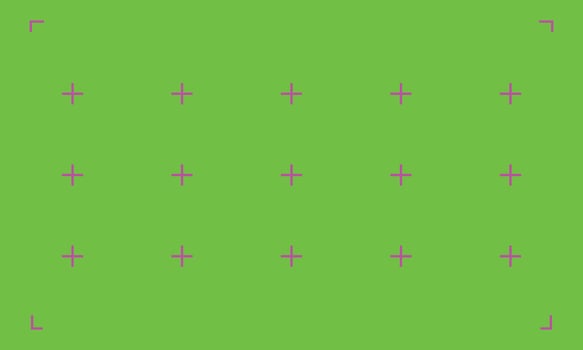 Chroma key green colored background screen flat style illustration design. vector