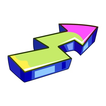 art graffiti arrow item vector