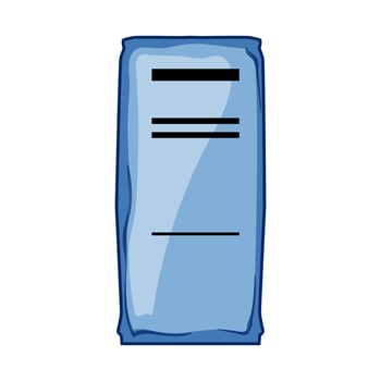 inflammation ice pack for injuries illustration vector