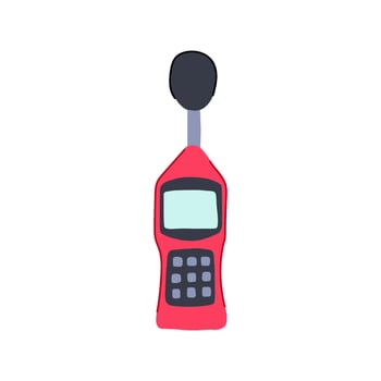 champagne noise level meter cartoon illustration vector