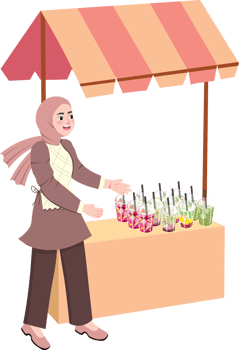 Bazaar Ramadan, People Seller Takjil png