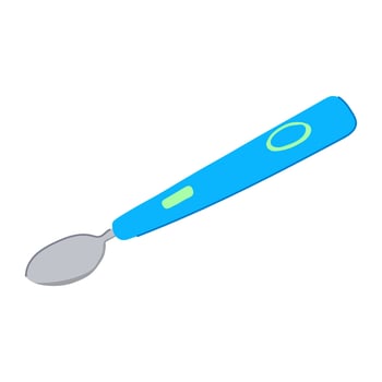 assistive smart spoon illustration vector
