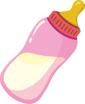Milk Feeding Bottle for Infant Nutrition png