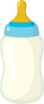 Baby Bottle for Breast Milk or Formula Feeding png