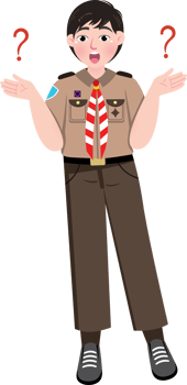 Scout Day, Scout Boy Confused png