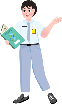 Teen Boy Immersed in Reading During Study Time png