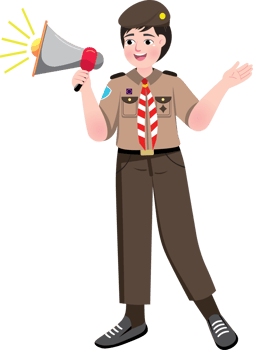 Scout Boy Speaking to Audience png