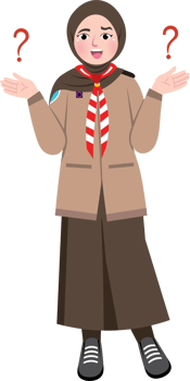 Scout Day, Scout Girl Confused png