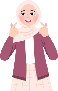 Girl Making Korean Love Hand Gesture png