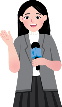 Female News Anchor on Location png