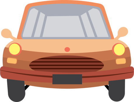 Stylish Chocolate Color Car png
