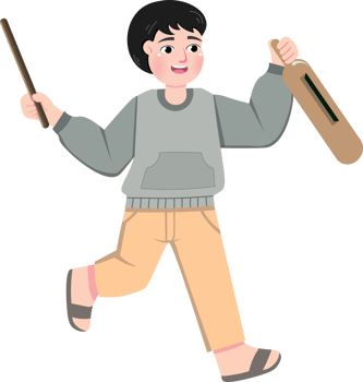 Muslim Boy Beating Drum to Wake People for Suhoor png