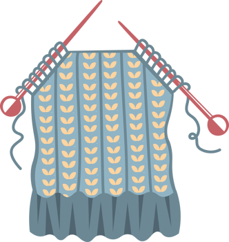 Cozy Wool Yarn Craft Display for Art Day Concept png