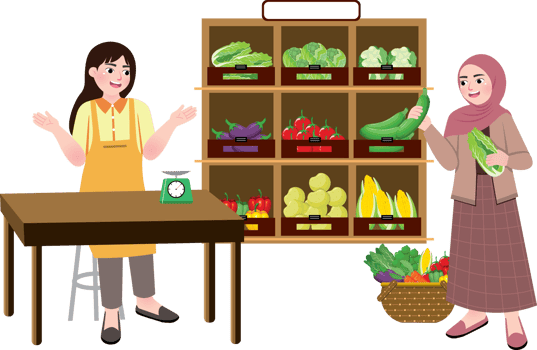 Mother shopping in supermarket. Grocery Shopping. Housewife Monthly Lifestyle. png