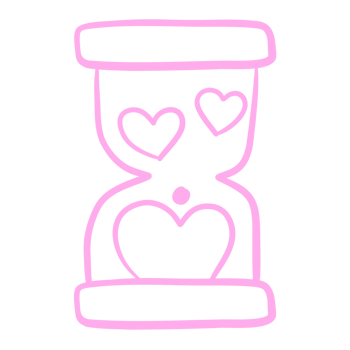 pink hourglass love png