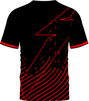 a black and red t - shirt with a red line nobleseed png