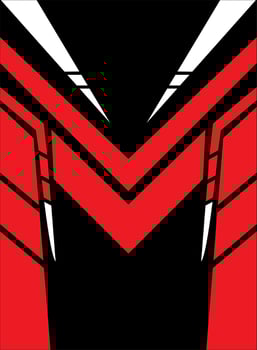 The logo for the team is red and black vector