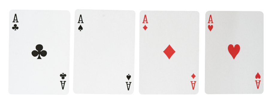 set of playing cards isolated png