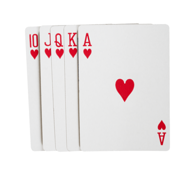 ace of hearts playing card isolated png