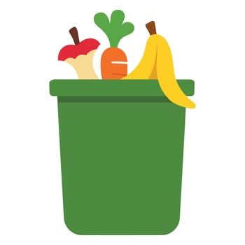 Food Scraps illustration, Colorful Garden Food Scraps , Colorful Gardening Clipart, Gardener design sublimation vector